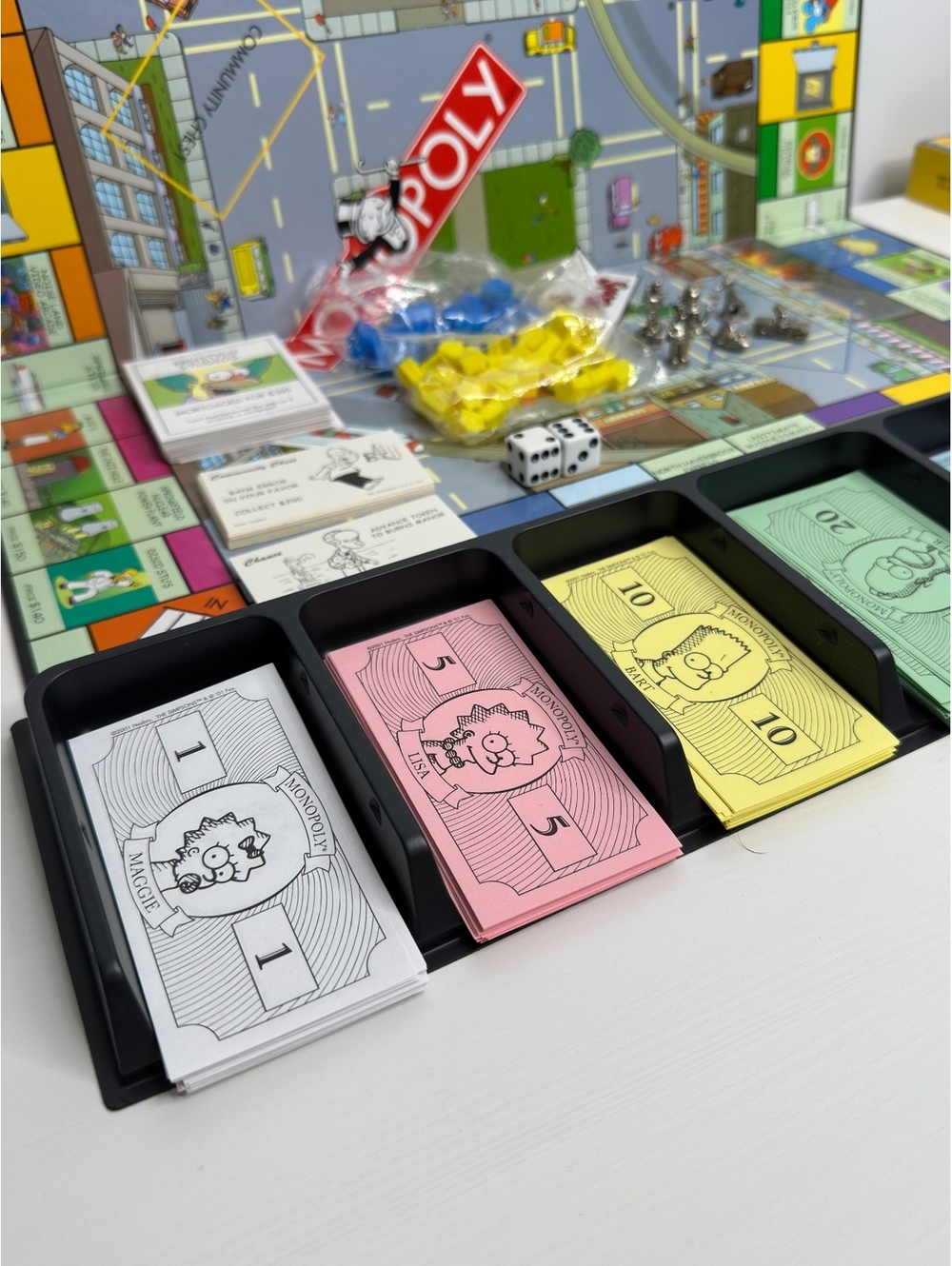 The Simpsons Monopoly Board Game 2001 Complete Pewter Tokens Parker Brothers - Picture 6 of 8